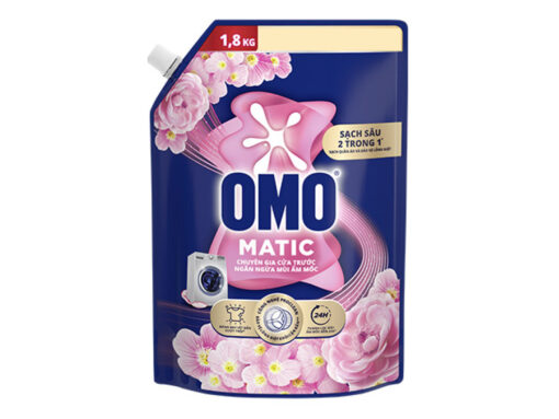 Nước giặt OMO Matic cửa trước chuyên gia giữ màu túi 1.8kg