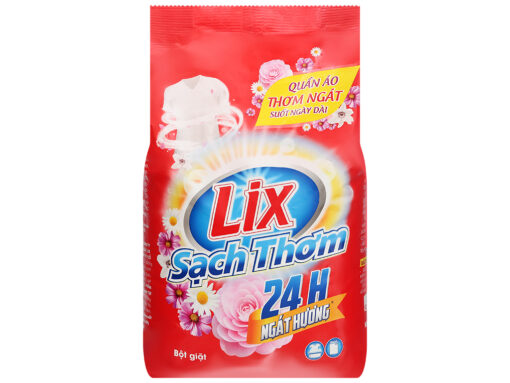 Bột giặt Lix sạch thơm 24h ngát hương túi 3.5kg