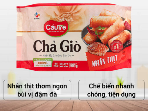 Chả giò nhân thịt Cầu Tre gói 500g