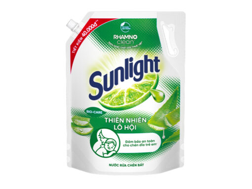 Nước rửa chén Sunlight thiên nhiên lô hội túi 3.1 lít