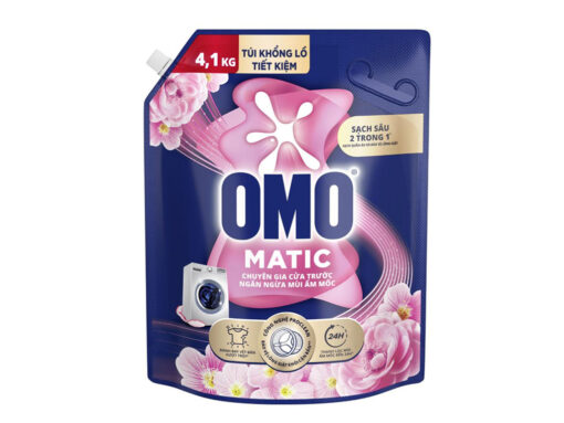 Nước giặt OMO Matic cửa trước ngăn mùi ẩm mốc túi 4.1kg