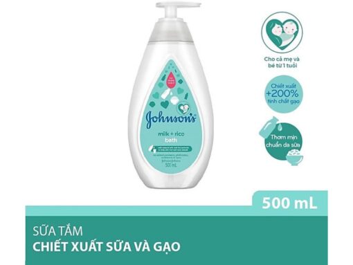 Sữa tắm cho bé Johnson's chứa sữa và gạo 300ml