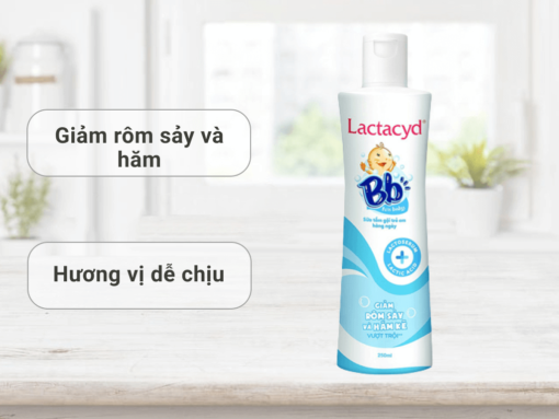 Sữa tắm gội Lactacyd BB giảm rôm sảy 50ml