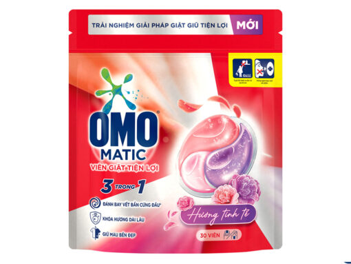 Viên giặt OMO Matic 3 trong 1 hương tinh tế túi 315g (30 viên x 10.5g)