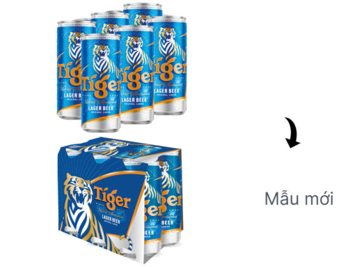 Lốc 6 lon bia Tiger lon cao 330ml - Hình ảnh 3