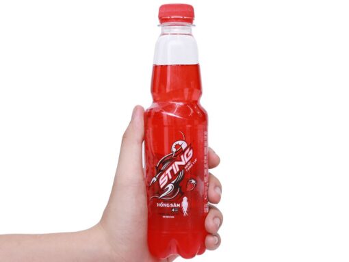 Thùng 24 chai nước tăng lực Sting hương dâu 330ml - Hình ảnh 6