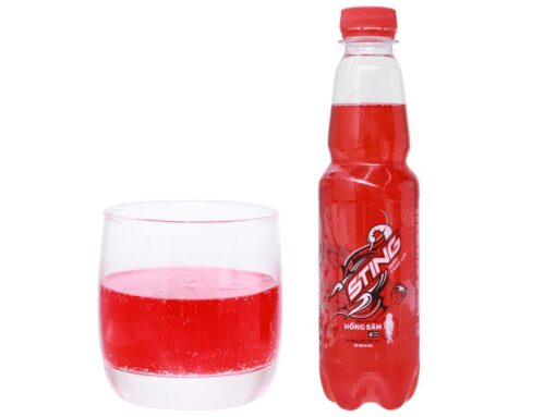 Thùng 24 chai nước tăng lực Sting hương dâu 330ml - Hình ảnh 7