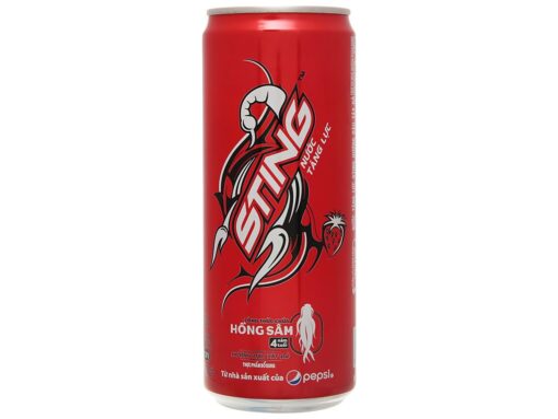 Thùng 24 lon nước tăng lực Sting hương dâu 320ml - Hình ảnh 4