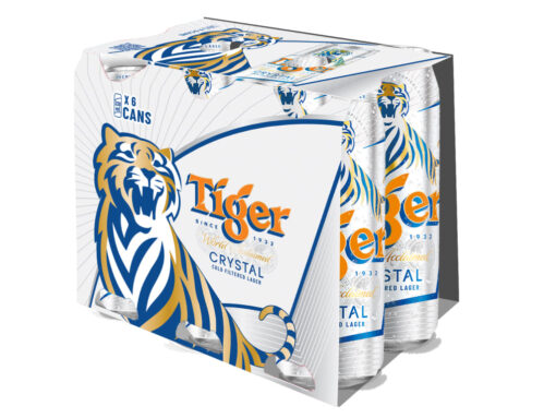 Lốc 6 lon bia Tiger Bạc 330ml - Hình ảnh 3