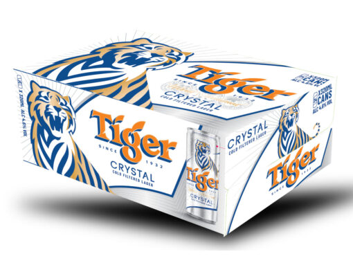 Thùng 24 lon bia Tiger Bạc 330ml - Hình ảnh 2