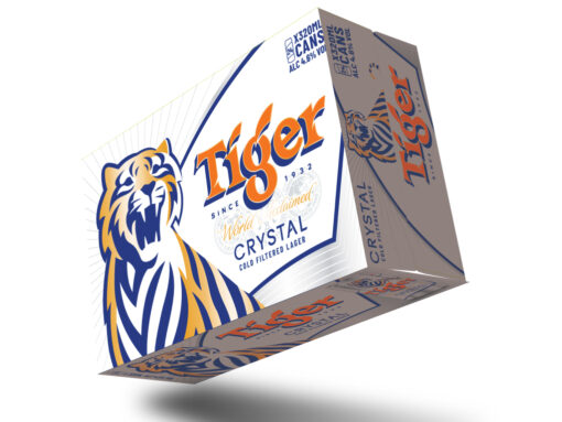 Thùng 24 lon bia Tiger Bạc 330ml