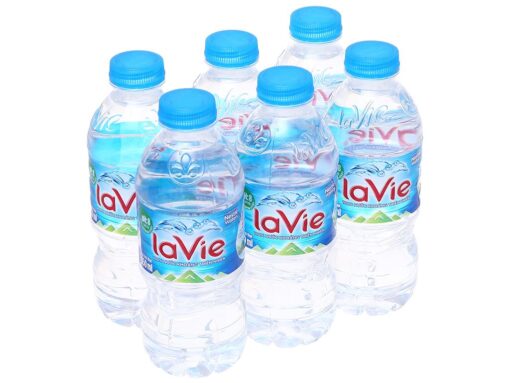 Lốc 6 chai nước khoáng La Vie 350ml