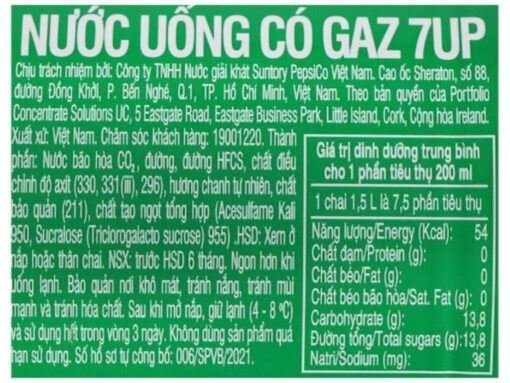 Lốc 6 chai nước ngọt 7 Up vị chanh 390ml - Hình ảnh 4