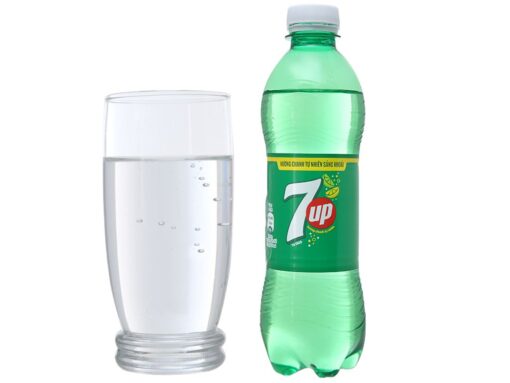 Lốc 6 chai nước ngọt 7 Up vị chanh 390ml - Hình ảnh 2