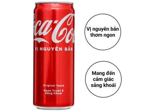 Thùng 24 lon nước ngọt Coca Cola 320ml - Hình ảnh 5