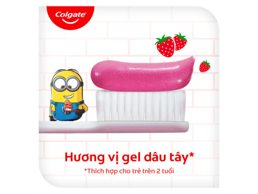 Kem đánh răng cho bé trên 2 tuổi Colgate Minions hương trái cây 80g - Hình ảnh 5