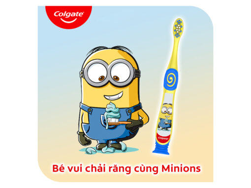 Kem đánh răng cho bé trên 2 tuổi Colgate Minions hương trái cây 80g - Hình ảnh 7