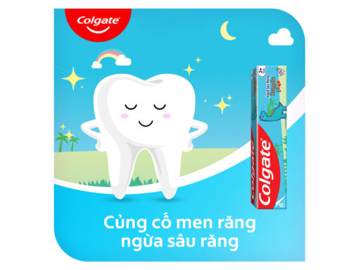 Kem đánh răng cho bé trên 2 tuổi Colgate hương dâu 40g - Hình ảnh 3
