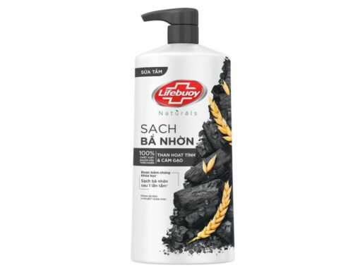 Sữa tắm Lifebuoy Naturals sạch bã nhờn bảo vệ da khỏi vi khuẩn than hoạt tính và cám gạo 784ml - Hình ảnh 2