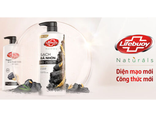 Sữa tắm Lifebuoy Naturals sạch bã nhờn bảo vệ da khỏi vi khuẩn than hoạt tính và cám gạo 784ml - Hình ảnh 4