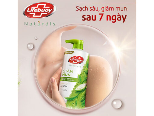 Sữa tắm Lifebuoy Naturals giảm mụn bảo vệ da khỏi vi khuẩn matcha và khổ qua 784ml - Hình ảnh 6