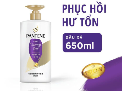 Dầu xả Pantene Pro-V chăm sóc tóc hư tổn 650ml