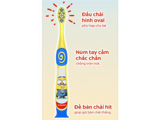2 bàn chải cho bé 2 - 5 tuổi Colgate hình ảnh Minion vui nhộn - Hình ảnh 4