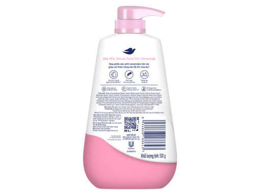 Sữa tắm Dove Sakura Blossoms dưỡng ẩm thơm lâu hương hoa anh đào 500g - Hình ảnh 4