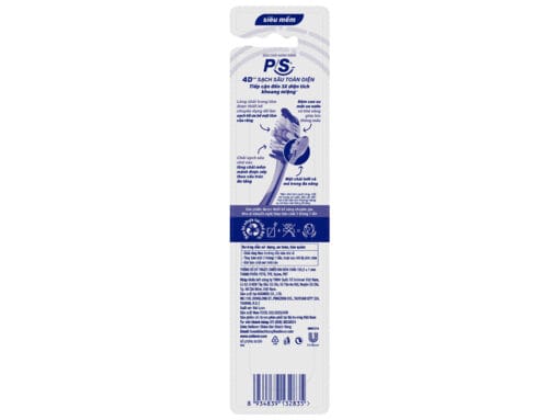 Bộ 2 bàn chải đánh răng P/S 4D sạch sâu - Hình ảnh 4