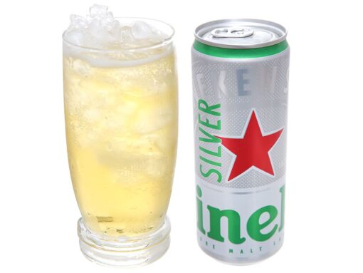 Thùng 24 lon bia Heineken Bạc 330ml - Hình ảnh 3