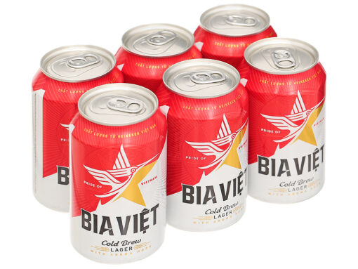 Thùng 24 lon bia Bia Việt 330ml - Hình ảnh 2