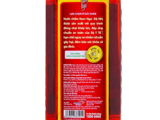Thùng 15 chai nước chấm Nam Ngư Đệ Nhị chai 900ml - Hình ảnh 4