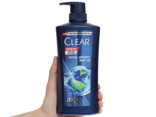 Dầu gội Clear Men bạc hà mát lạnh 612ml