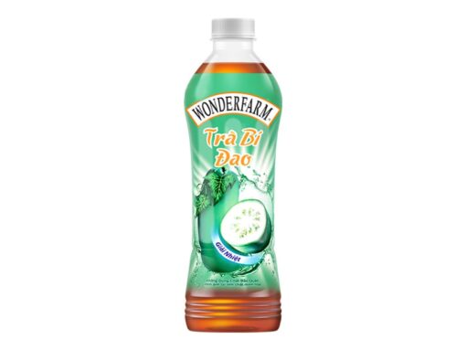 Thùng 24 chai trà bí đao Wonderfarm 440ml - Hình ảnh 4