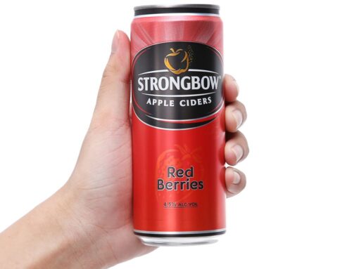 Lốc 6 lon Strongbow dâu 320ml - Hình ảnh 3