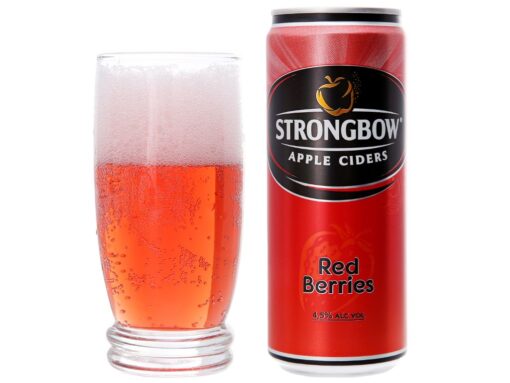 Lốc 6 lon Strongbow dâu 320ml - Hình ảnh 4