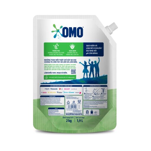 Nước Giặt OMO Matic Cho Quần Áo Bé Yêu, Túi 2.0kg - Hình ảnh 3