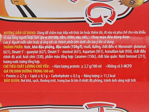 Nước tương đậu nành hảo vị Hương Việt chai 500ml - Hình ảnh 5
