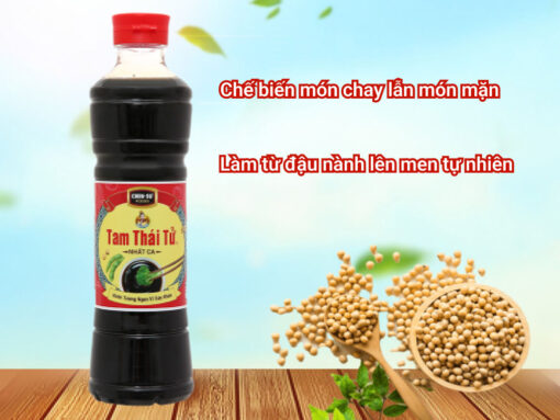 Nước tương Nhất Ca Tam Thái Tử chai 500ml - Hình ảnh 6