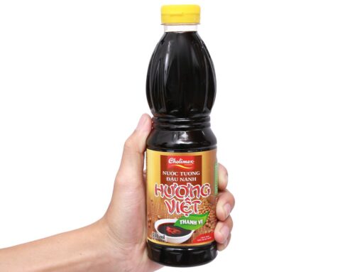 Nước tương đậu nành Hương Việt thanh vị chai 500ml