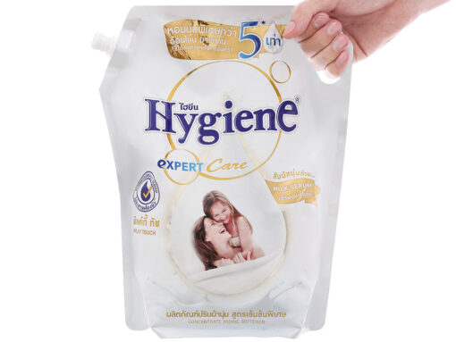 Nước xả vải Hygiene Expert Care trắng Milky Touch túi 1.3 lít