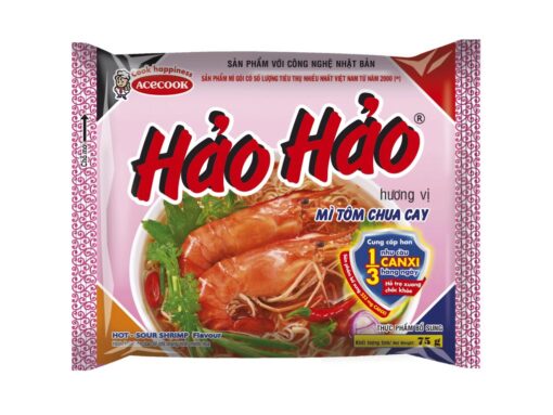 Thùng 30 gói mì Hảo Hảo tôm chua cay 75g - Hình ảnh 3