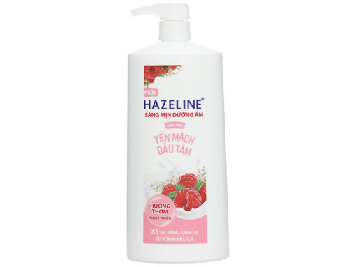Sữa tắm dưỡng ẩm sáng da Hazeline yến mạch dâu tằm 796ml - Hình ảnh 5