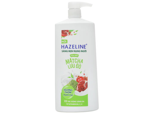 Sữa tắm dưỡng sáng Hazeline matcha lựu đỏ 796ml - Hình ảnh 5