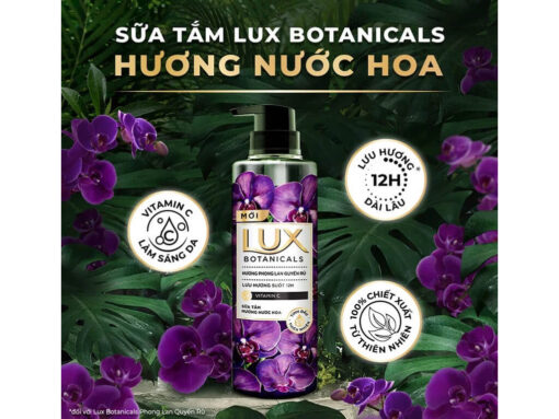 Sữa tắm hương nước hoa Lux Botanicals phong lan quyến rũ 562ml