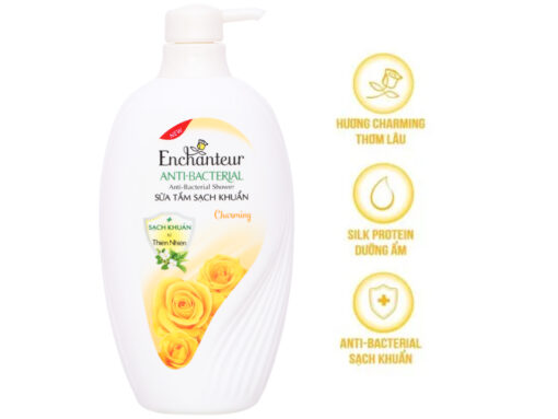 Sữa tắm sạch khuẩn Enchanteur Anti-Bacterial Charming 650g