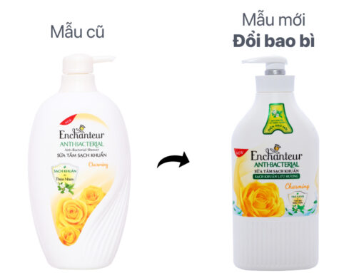 Sữa tắm sạch khuẩn Enchanteur Anti-Bacterial Charming 650g - Hình ảnh 2