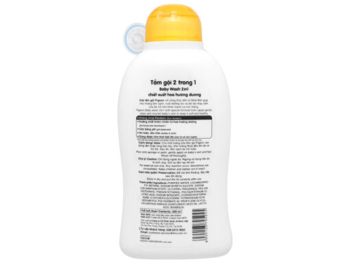 Tắm gội toàn thân cho bé Pigeon hoa hướng dương 200ml - Hình ảnh 3