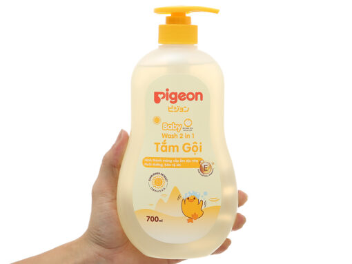 Tắm gội toàn thân cho bé Pigeon hoa hướng dương 700ml
