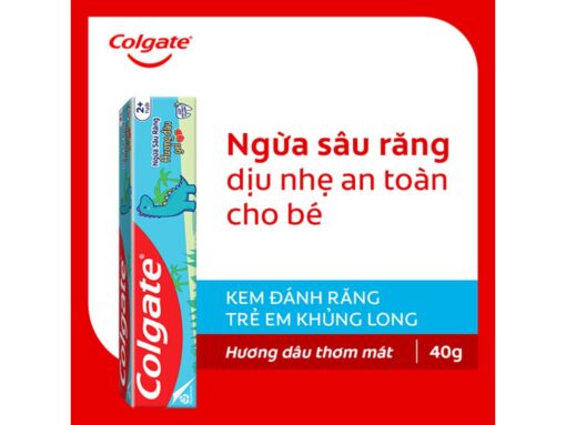 Kem đánh răng cho bé trên 2 tuổi Colgate hương dâu 40g
